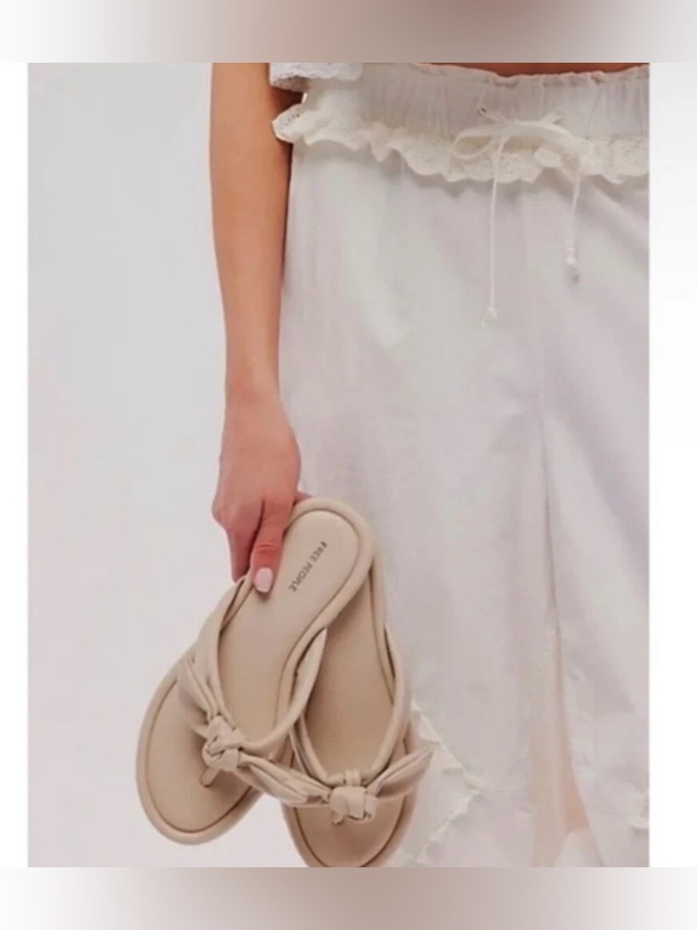 Free People Brynn Bow Sandals